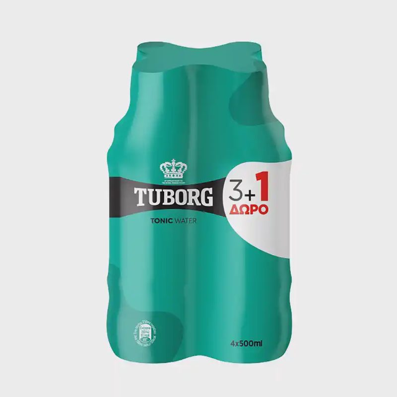 Tuborg Τόνικ 500ml. 3+1 Δώρο