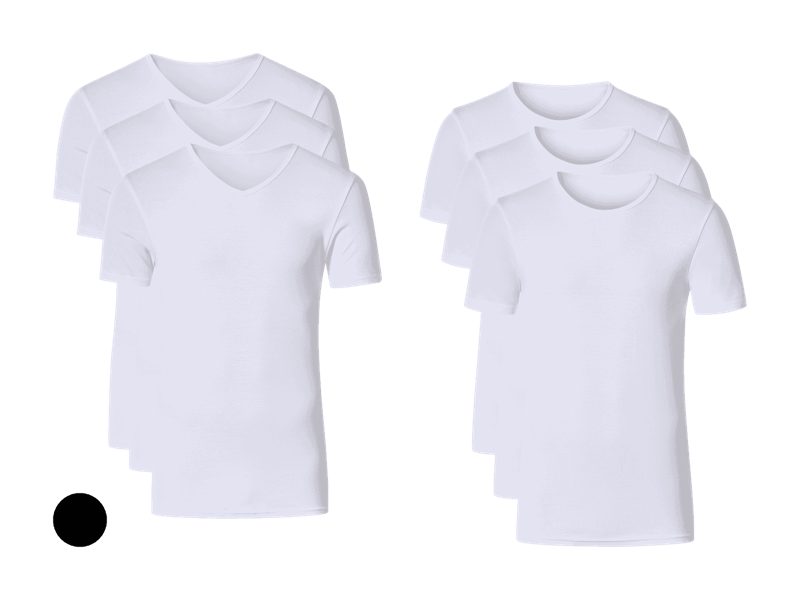 Feinripp-Unterziehshirts, 3er-Set