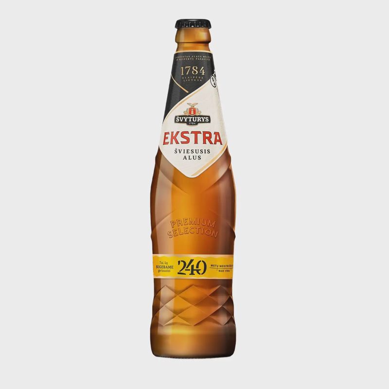 Šviesusis alus ŠVYTURYS Ekstra, 5,2 %, 0,5 l
