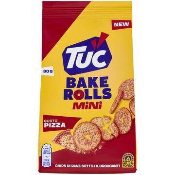 Tuc Bake Rolls Mini Gusto Pizza cotto al forno - 80 g
