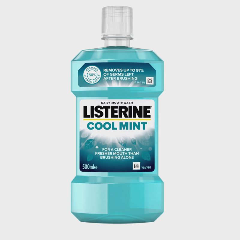 Burn.skal. skystis LISTERINE COOLMINT, 500ml