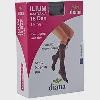 Diana Ilium 18D Καλτσάκια Μαύρα 2τεμ