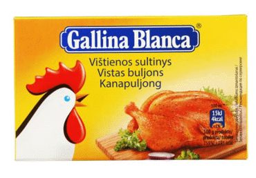 Vištien. sultinys GALLINA BLANCA, 8 kub., 80g