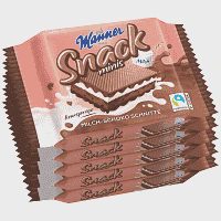 Manner Γκοφρέτα Minis Σοκολάτα Γάλακτος 5x25gr
