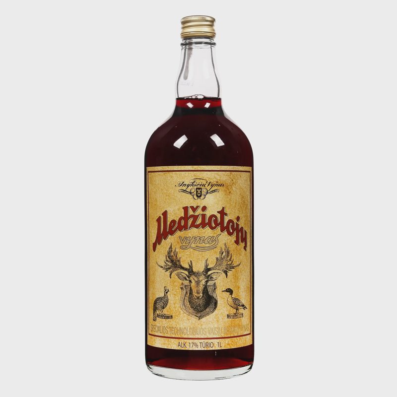Vaisių ir uogų vynas MEDŽIOTOJŲ, 1l