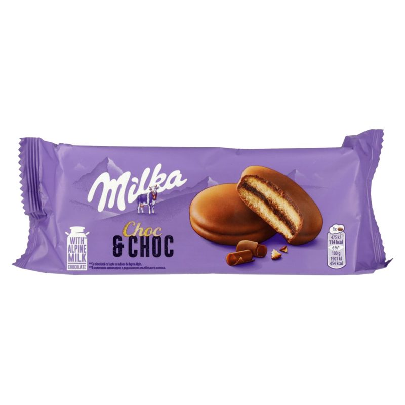 Sandwich bolo Milka choc & choc 150 g