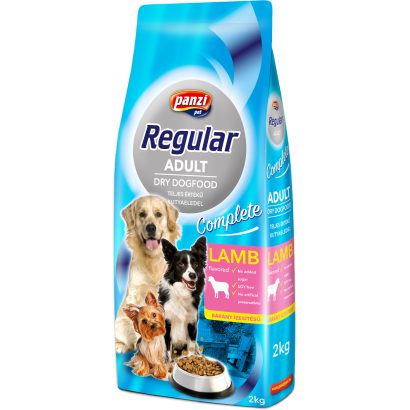 Panzi Pet Regular Adult teljesértékű kutyaeledel bárány ízesítéssel 2 kg