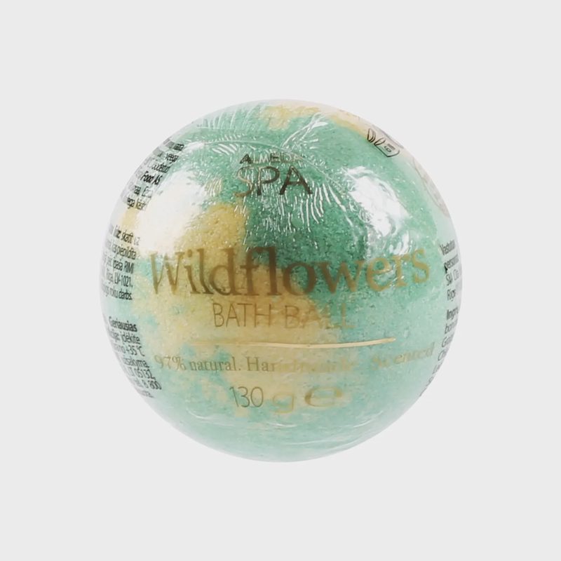 Vonios bomba ALMEDA SPA WILDFLOWERS, 130 g