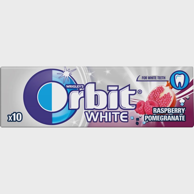 ŽVAKE ORBIT WHITE RASPBER.14 g