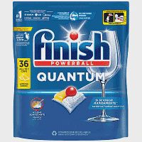 Finish Quantum All in 1 Caps Πλυντηρίου Πιάτων Λεμόνι 36εμ