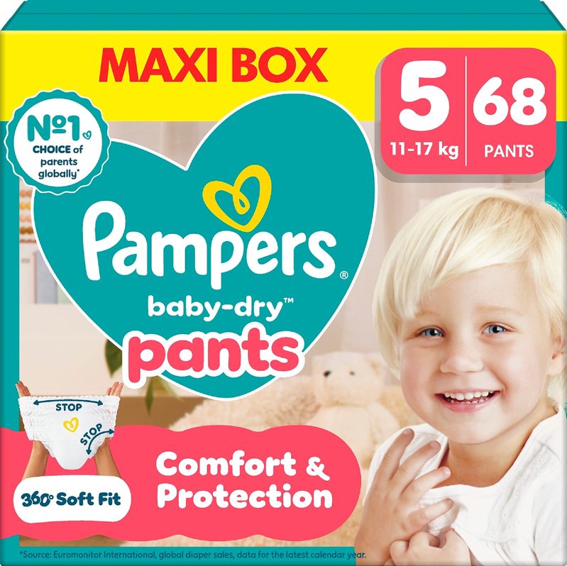 Dry Pants 5 11-17kg Byxblöjor