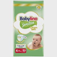 Babylino Sensitive Πάνες 50τεμ Νο4 (8-13Kg)