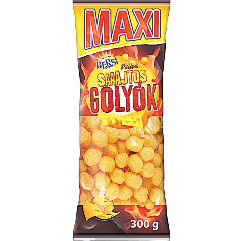 BERSI EXTRUDÁLT SNACK MAXI PIKÁNS SAJTOS