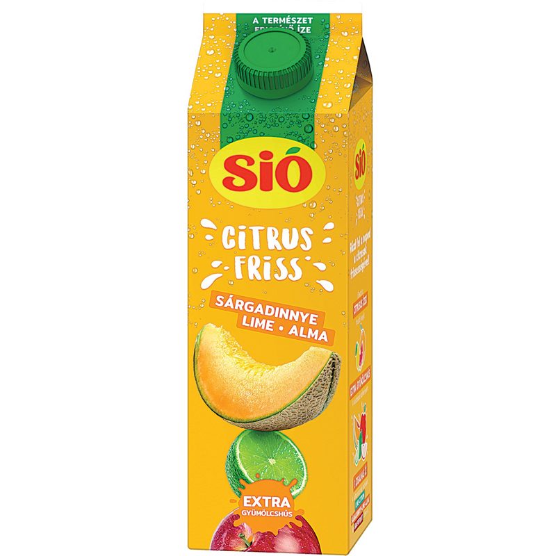 SIÓ SÁRGADINNYE-LIME-ALMA ÍZŰ GYÜMÖLCSLÉ