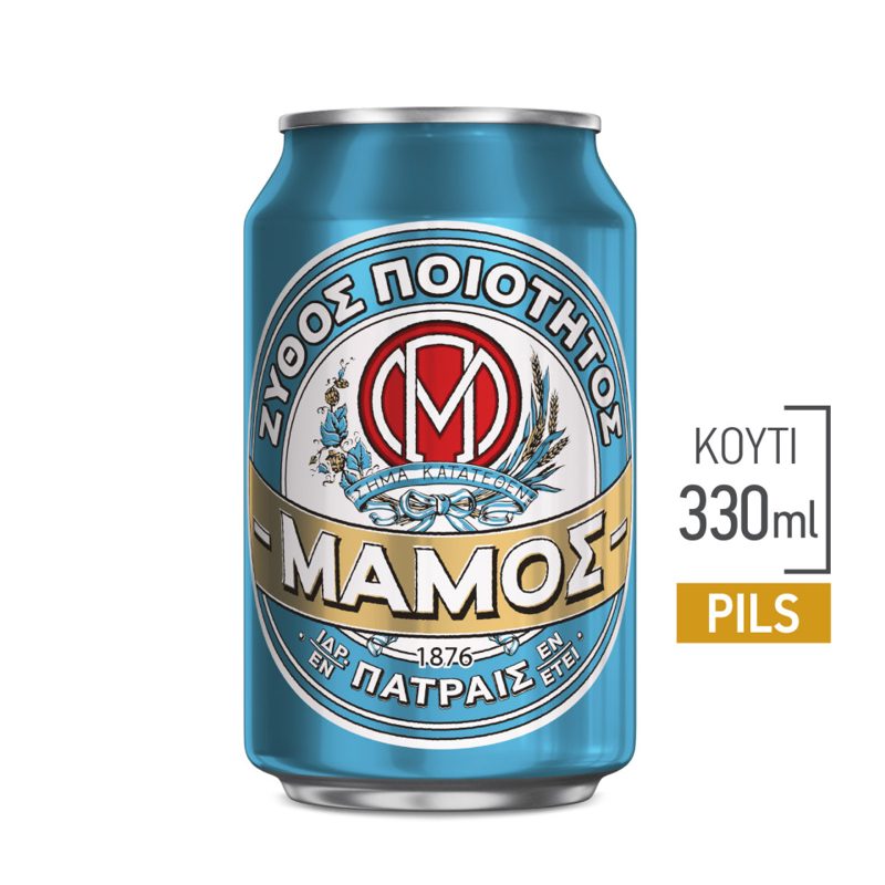 Μάμος Μπίρα Pilsner Κουτί 330ml