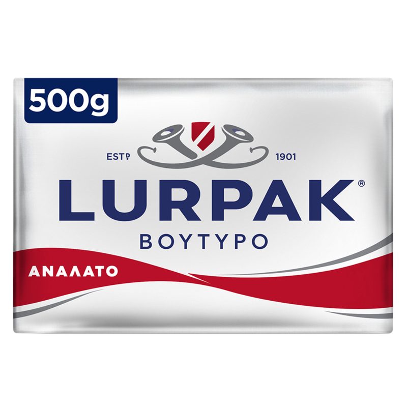 Lurpak Βούτυρο Ανάλατο Αλουμινόφυλλο 500gr