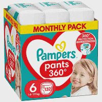 Pampers Πάνες Pants Monthly Pack (132τεμ) Νο 6