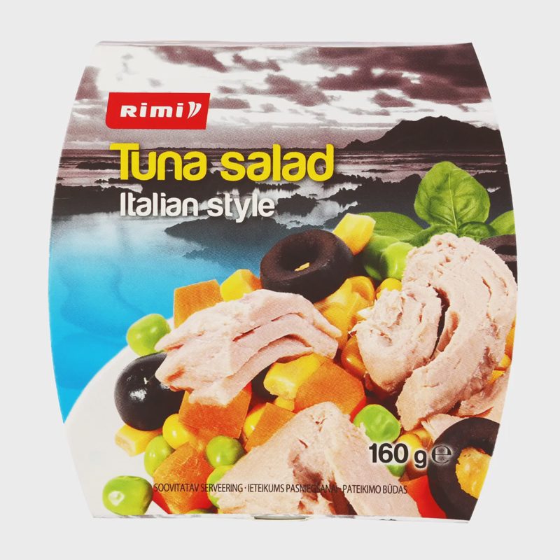 Itališko stiliaus salotos su tunu RIMI, 160 g