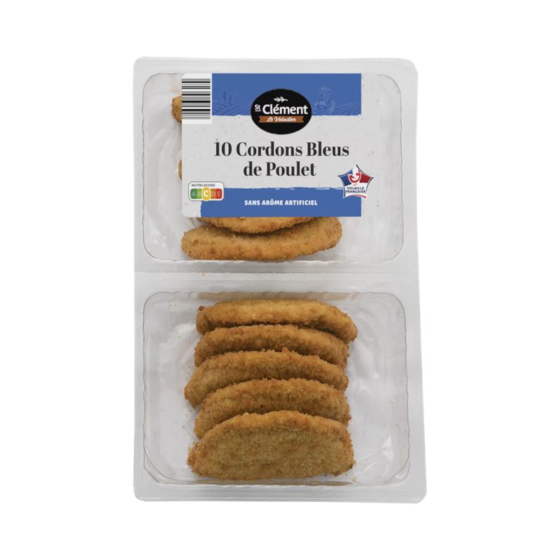 10 cordons bleus de poulet