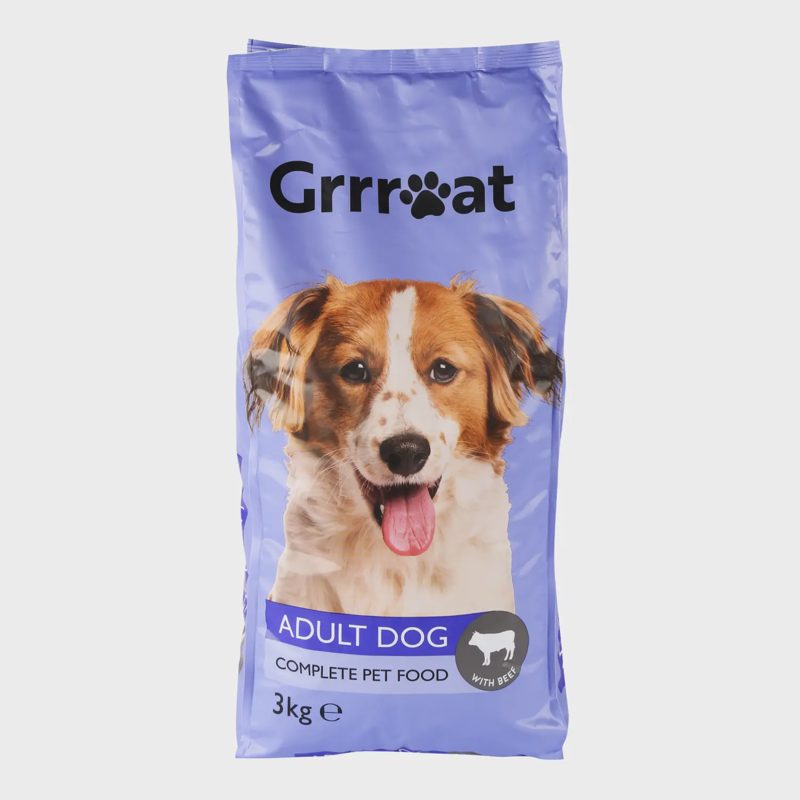 Šunų maistas GRRREAT su jautiena, 3 kg