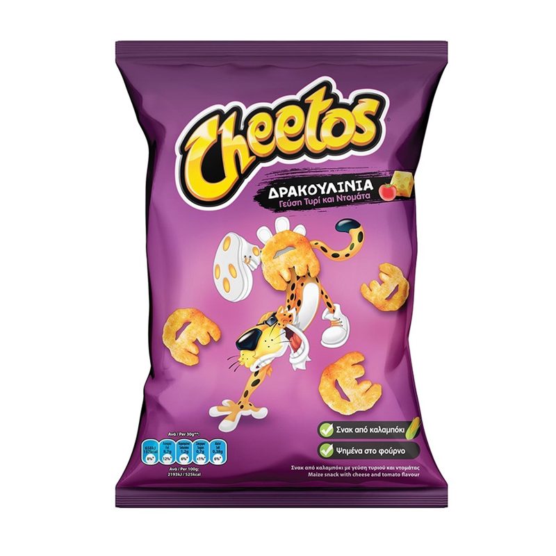 Cheetos Δρακουλίνια Γεύση Τυρί & Ντομάτα 60gr