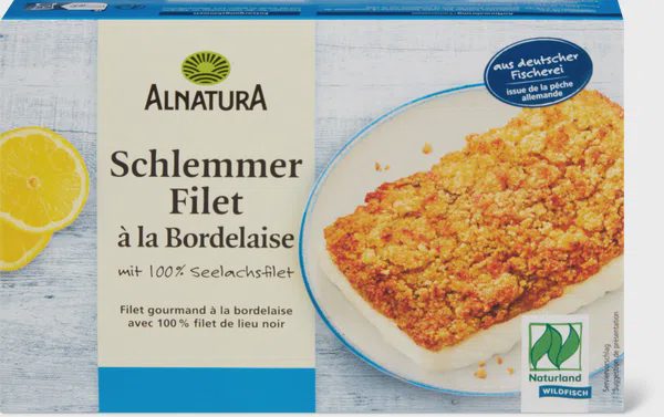 Alnatura Schlemmerfilet à la Bordelaise mit 100% Seelachsfilet