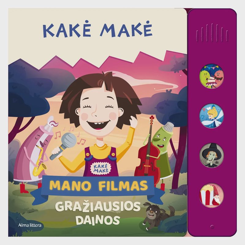 Knyga KAKĖ MAKĖ. MANO FILMAS. GRAŽ. DAINOS