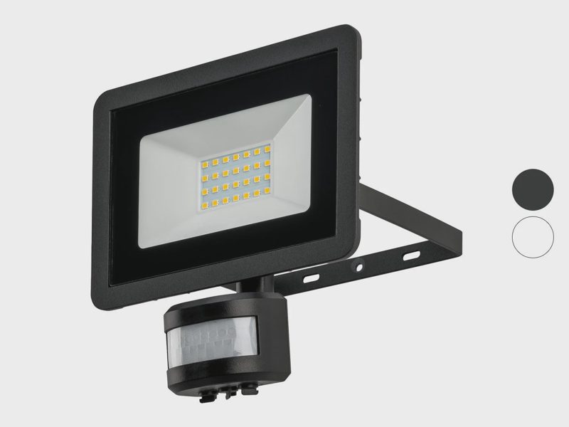 Venkovní LED reflektor s pohybovým senzorem