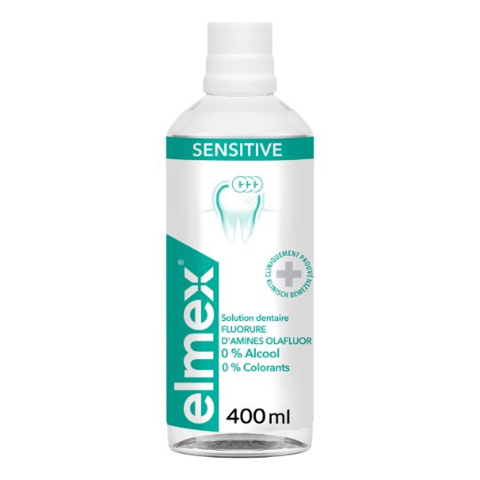 Bain de bouche Sensibilité Dents Sensibles Sans Colorant ELMEX