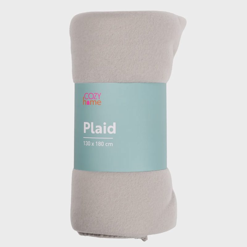 Pledas COZY HOME, 130 x 180 cm, pilkas, SS26