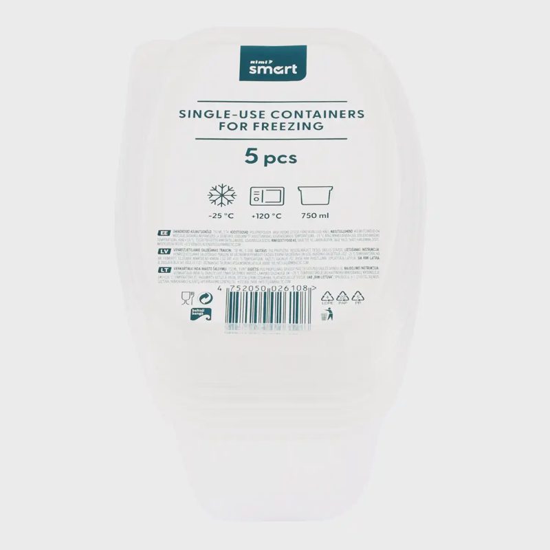 Vienk.indai maist.šald.750 ml,5vnt RIMI SMART