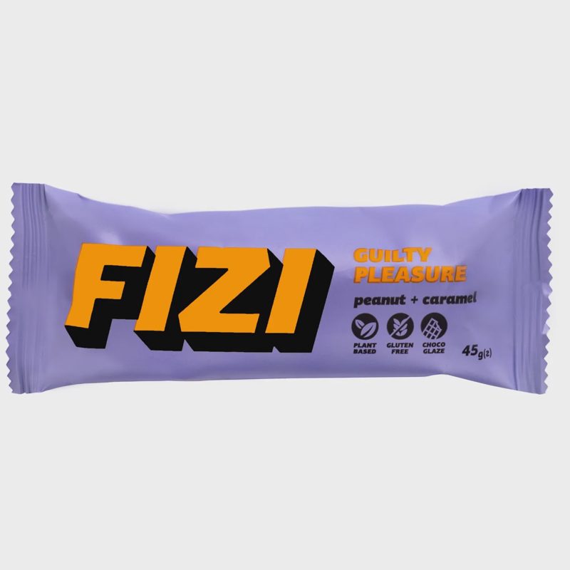 Batonėlis PEANUT + CARAMEL FIZI, 45 g