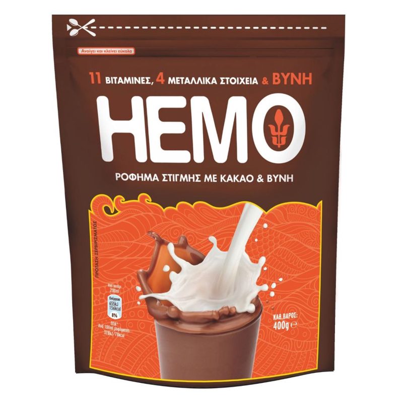 Hemo Βιταμιούχο Ρόφημα Βάζο 400gr