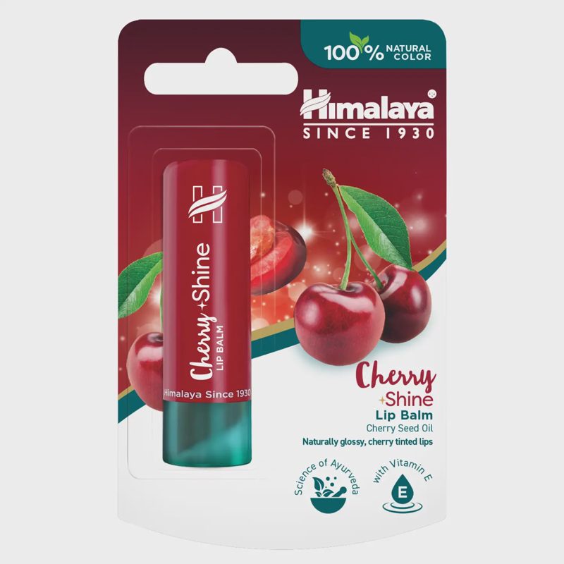 Lūpų balzamas HIMALAYA CHERRY SHINE, 4,5 g
