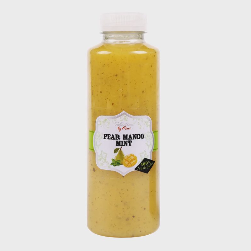 Kriaušių, mangų ir mėtų sultys RIMI, 500ml