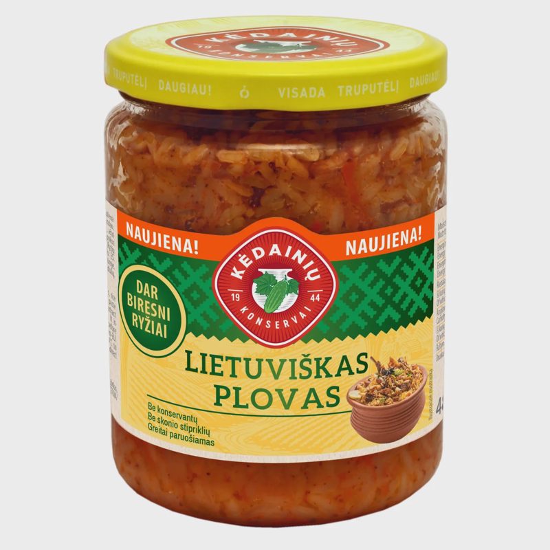 Lietuviškas plovas KKF, 0,5 l, 480 g