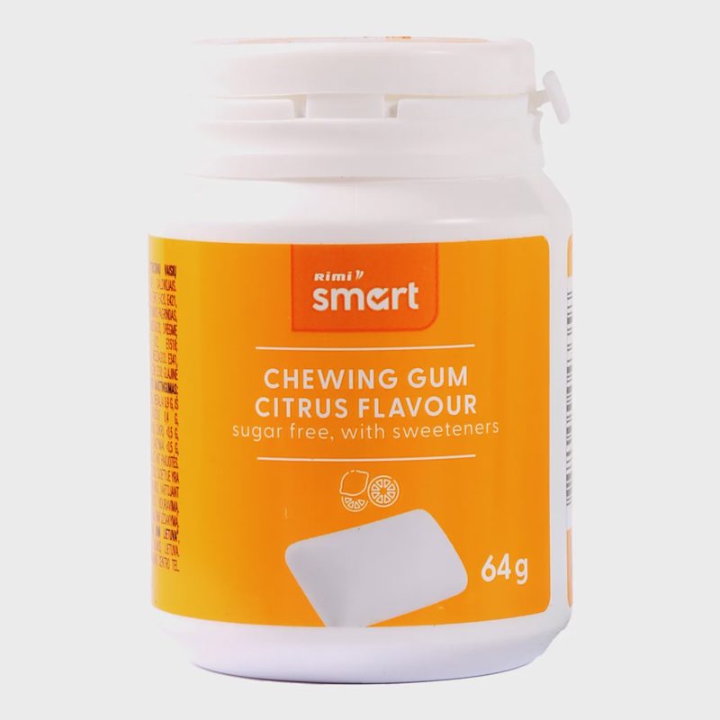 Kr. guma RIMI SMART citrusų sk. su sald., 64g