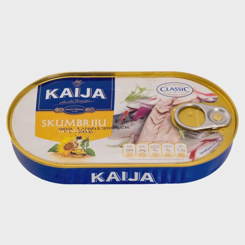 Skumbrės filė aliejuje KAIJA, 170 g