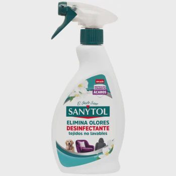 Desinfectante elimina olores textil antialérgenos Sanytol 500 ml.