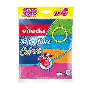 Vileda Colors Πετσέτα Μικροϊνών 4τεμ.