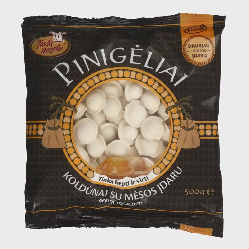 Koldūnai su mėsos įdaru PINIGĖLIAI, 500 g