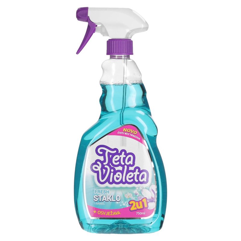 Teta Violeta Sredstvo za čišćenje stakla i staklenih površina fresh 750 ml