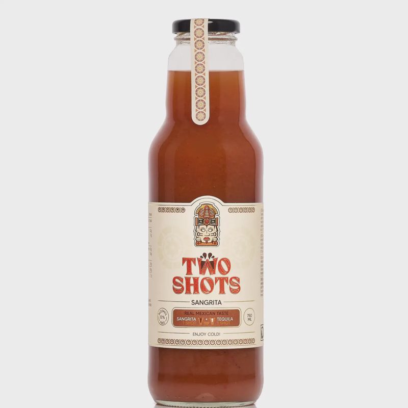Nealk. sulčių gėr. TWO SHOTS SANGRITA, 0,75 l
