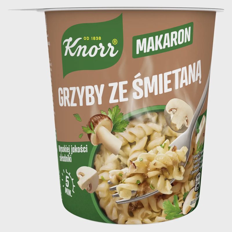 Makaronai su grybų padažu KNORR, 59 g