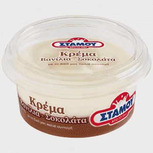 Στάμου Επιδόρπιο Κρέμας Βανίλια-Σοκολάτα 180gr