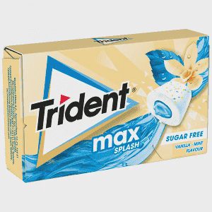 Trident Splash Τσίχλα Vanilla-Mint 22gr