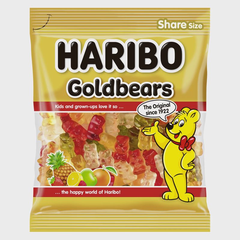 Želė saldainiai HARIBO GOLDBEARS, 175 g