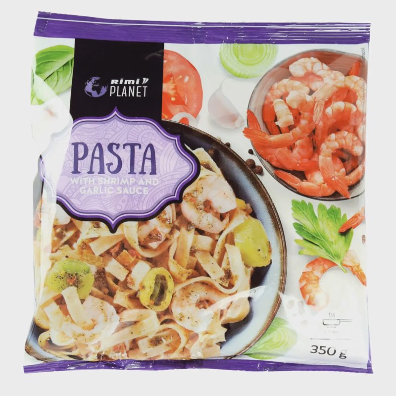 Makar. su krevet. ir česnakų pad. RIMI, 350 g