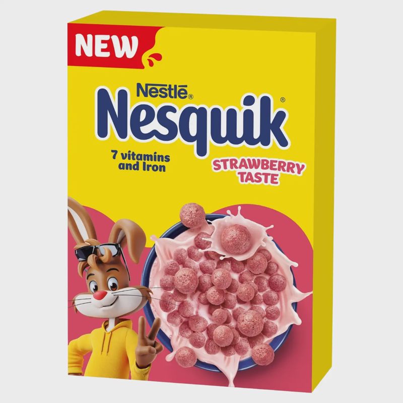 Brašk. sk. dribsniai NESQUIK STRAWBERRY, 330g