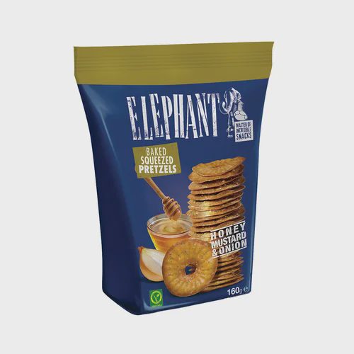 Elephant Pretzels honey mustard